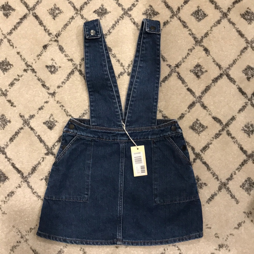 Little girls denim jumper